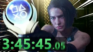 Thumbnail: I tried speedrunning RE3 platinum trophy