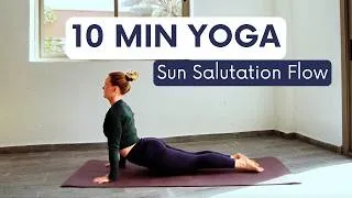 Thumbnail: 10 Min Yoga Flow | Sun Salutations & Standing Practice for Energy