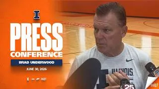 Thumbnail: Illinois Men's Basketball | Brad Underwood Press Conference 6/30/26