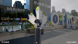 Thumbnail: DJI Osmo Pocket 4 10-Bit D-Log Test