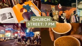 Thumbnail: 7 PM on Church Street: Neon Lights & Monsoon Vibes ☔️☕️🤍📕