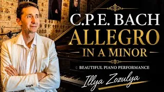 Thumbnail: C.P.E. Bach – Allegro in A Minor | Beautiful Classical Piano Performance | Illya Zozulya