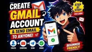 Thumbnail: How to Create a Gmail Account and Send Emails | Complete Beginner Guide