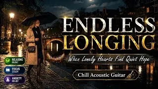 Thumbnail: Amsterdam Rain Reflections | Peaceful Acoustic Guitar Along Quiet Romantic Canal Streets