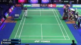 Thumbnail: R16 - MS - Boonsak Ponsana vs Lee Dong Keun - 2014 Badminton Denmark Open