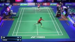 Thumbnail: R32 - MS - LIN Dan vs Chou Tien Chen - 2014 Badminton Denmark Open