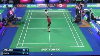 Thumbnail: R32 - MS - Chen Long vs Viktor Axelsen - 2014 Badminton Denmark Open