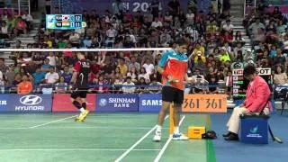 Thumbnail: [HD] 2014 Asian Games - MT -  R16 - MS2 - LEE Hyun il (KOR) vs PARUPALLI Kashyap (IND)