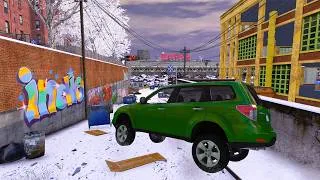 Thumbnail: GTA 4 WINTER CRASH TESTING REAL CARS 309