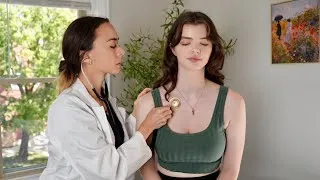 Thumbnail: ASMR Full Body Medical Exam [Real Person] Head to Toe Assessment, Cranial Nerve Tingles ,Scalp, Feet