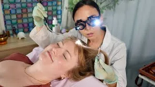 Thumbnail: ASMR Cranial Nerve + Scalp & Back Exam | Sensory Tests, Real Person Medical Tingles for Deep Sleep