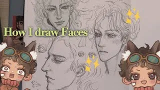 Thumbnail: How I Draw Face Tutorial!🍃🍀