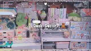 Thumbnail: [🍡⋆˚꩜｡𝘿𝙚𝙨𝙠 𝘿𝙚𝙘𝙤𝙧 & 𝙈𝙖𝙠𝙚𝙤𝙫𝙚𝙧⋆.𐙚 ̊🌷] Decor Bàn Học Bằng Đồ Handmade🍥 (P2) // _𝙃𝙖𝙡𝙪☆