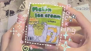 Thumbnail: 🍧Gói Hàng Squishy Giấy, Stickers Cùng Mình✨🥦//_Halu☆#asmr #squishy #xuhuongyoutube 