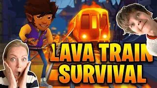 Thumbnail: Subway Surfers: LAVA TRAIN SURVIVAL! 🔥🚇 | Ima and Jessy