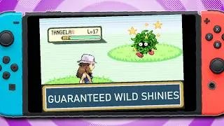 Thumbnail: 100% SHINY CHANCE GLITCH FOR WILD SHINY POKEMON IN FIRE RED & LEAF GREEN ON SWITCH