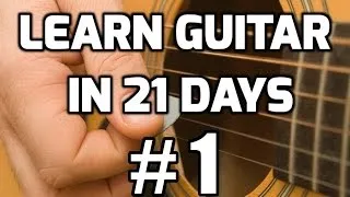 Thumbnail: Guitar Lessons for Beginners in 21 days #1 | How to play guitar for beginners