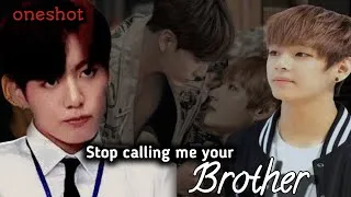 Thumbnail: "Stop calling me your Brother"💀👻||ONESHOT💦 Use Headphones🎧 #taekook #teakooklovestory