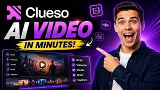 Thumbnail: Clueso AI Video Generator: Create Professional Videos in Minutes