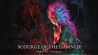 Thumbnail: Heavy Metal Art - From sketch to final image - Process Timelapse