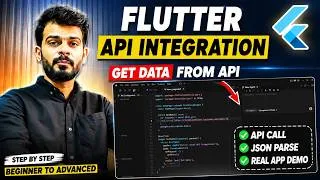 Thumbnail: Learn Flutter API Integration Step by Step | REST API in Flutter for Beginners (Urdu/Hindi)