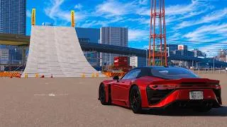 Thumbnail: Wheelspin Long Jump Challenge Forza Horizon 6