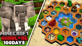 Thumbnail: I Survived 100 Days Building A ZOO in Hardcore Minecraft 