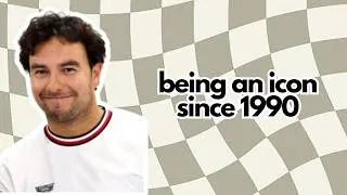 Thumbnail: Checo Perez having the FUNNIEST DIGITAL FOOTPRINT for 4 minutes straight