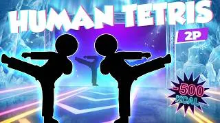 Thumbnail: HUMAN TETRIS ICE ❄️🧊 2 Player Co-op Challenge | High Quality Immersive Interactive Warm-Up