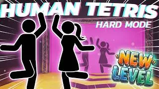 Thumbnail: HUMAN TETRIS CO-OP | 2 PLAYERS | Immersive Interactive Warm Up | Full Body Cardio Workout