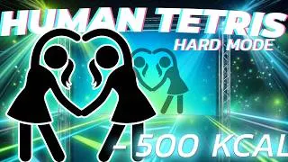 Thumbnail: 🔥 HUMAN TETRIS CO-OP 🔥 2 PLAYERS HARD LEVEL | Immersive Interactive Warm Up | Viral Game
