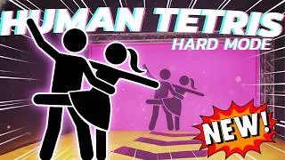 Thumbnail: 💪 HUMAN TETRIS CO-OP x 2 Player | Immersive Interactive Warm Up | Viral Game | FULL HD