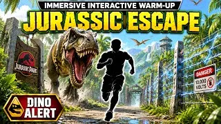 Thumbnail: Immersive Interactive Warm-Up | #96 | JURASSIC ESCAPE | Ultimate Dinosaur Challenge