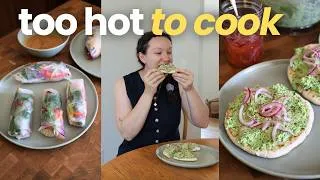Thumbnail: what i eat when it's TOO HOT to cook!