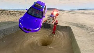 Thumbnail: 🟨 BIG & SMALL CARS vs MONSTER SQUARE PIT #7 🚗💥 | WHO CAN SURVIVE? | BeamNG.drive | Impala BeamNG