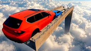 Thumbnail: 🚀 BIG & SMALL CARS vs BIG RAMP JUMP #3 💥🏁 | WHO CAN SURVIVE? | BeamNG.drive | Impala BeamNG