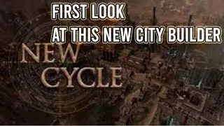 Thumbnail: First Look At New Cycle. Post Apocalyptic, Survival, Colony City Builder