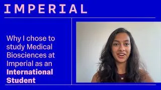 Thumbnail: Why choose Imperial for Medical Biosciences? 🩺