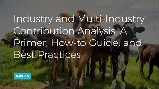 Thumbnail: Impacts Big and Small: Modeling Survey Sourced Data on Regional, State, and National Levels - IMPLAN