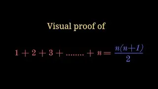 Thumbnail: 1+2+3+....+n=n(n+1) /2 visual proof