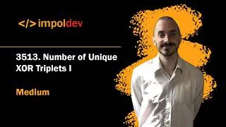 Thumbnail: Number of Unique XOR Triplets I | LeetCode 3513 - Python