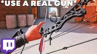Thumbnail: Angry Streamers think I CHEAT with only a BOW and ARROW