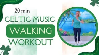 Thumbnail: 20 Minute Walking Workout at Home 🍀 Fun Low Impact Cardio with Celtic Music