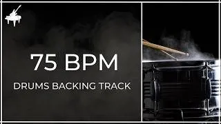 Thumbnail: Linear Drumming Practice Track | 75 BPM | 4/4 Patterns
