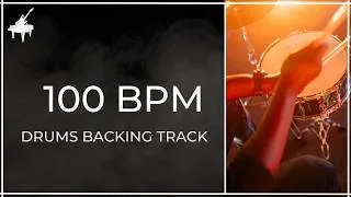 Thumbnail: Pink Floyd Style Drum Backing Track | 100 BPM | Slow Rock Groove