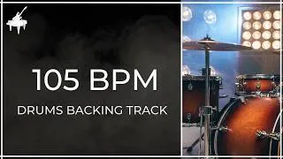 Thumbnail: Neil Peart Style Drum Backing Track | 105 BPM | Progressive Rock Practice