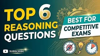 Thumbnail: Top 6 Reasoning Questions| Reasoning Tricks | Maths Tricks | imran sir maths