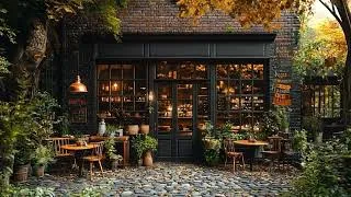 Thumbnail: New York Coffee Shop Ambience ☕ Outdoor Cafe Jazz Music & Warm Bossa Nova Instrumental for Unwind