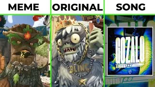 Thumbnail: PVZ Tree Vs Yeti Meme vs Original vs Song - Sherbert The Tree PVZ