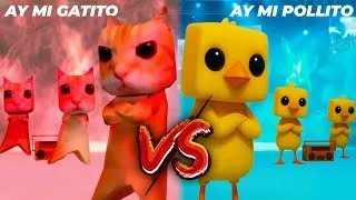 Thumbnail: Ay mi Gatito Miau, Miau vs Ay mi Pollito Pio, Pio